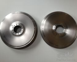 Bugatti Type 57 / 57S Aluminium Voor- en Achterremtrommels
