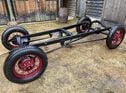 Model A Ford restored complete rolling chassis.