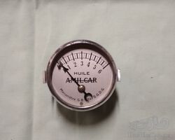 AMILCAR oil pressure gauge