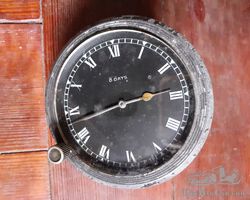 Fine working Jaeger 8 day clock suit Bugatti Delage Bentley Minerva etc Ticks well!