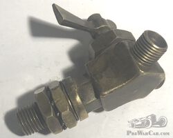 Ewarts brass changeover fuel tap.
