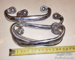 4 chrome door handles