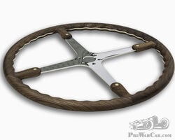 Newly crafted steering wheel for Bugatti T46 & T50