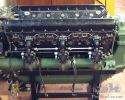 Hispano Suiza V12 airplane engine NOS