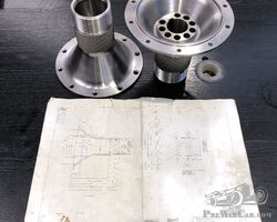 Rear pair of 4.5L Bently hubs