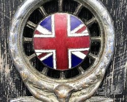 Early heavy brass RAC badge