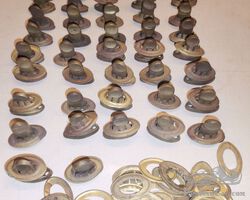 brass exterior clips for cabriolets