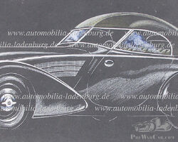 CUCUEL OFFELSMEYER original design draft | Automobilia Ladenburg Autumn Auction Nov 5 & 6 2021