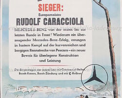 1938, racing poster "Coppa Acerbo 1938" | Automobilia Ladenburg Autumn Auction Nov 5 & 6 2021