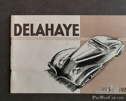 Delahaye types 135, 148, 134. 1936-1937