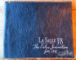 1937 LaSalle V-8 sales catalogue