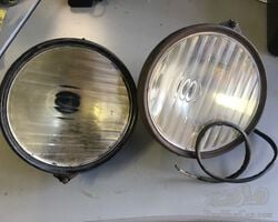 Pair of French headlights