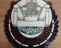 Bronze Avions Voisin dealer window sign 10