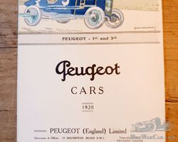 1920 Peugeot brochure (UK)