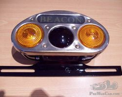 U.S.A. BEACON TAIL LIGHT. 1920s or earlier. CAR OR MOTORCYCLE.