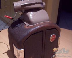 U.S.A. Harrison heater & original booster for windscreen & two steel screen ducts. 6 volt.