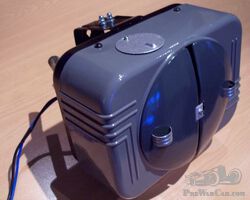 ART-DECO universal heater, 6 volt, Nice inside and outside.