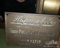 Hupmobile plaquette d'identification