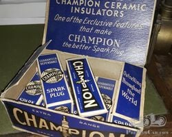 Champion bougies neuves en boite d'époque