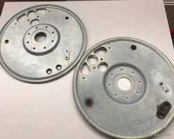 REAR BRAKE BACKING PLATES FOR MERCEDES 290 & 320