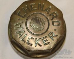 Brass Chenard Walcker Threaded Hubcap | Check the Oil Auction | Ending January 16, 2022