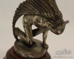 1930's Indian Radiator Mascot Hood Ornament by G. Laplagin | Check the Oil Auction | Ending January 16, 2022