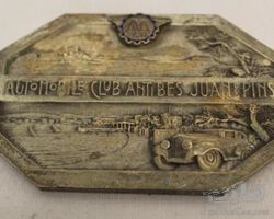 Automobile Club Antibes Juan Pins Rally Badge Race Medallion | Check the Oil Auction | Ending January 16, 2022