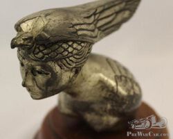Cleopatra 1920's Radiator Mascot Hood Ornament by Stover | Check the Oil Auction | Ending January 16, 2022
