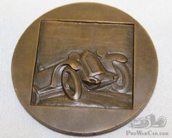 1928 Automobile Rally Badge Race Medallion Rallye Pau | Check the Oil Auction | Ending January 16, 2022