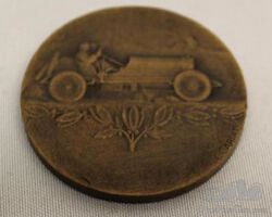 1920s Automobile Rally Badge Race Medallion | Check the Oil Auction | Ending January 16, 2022