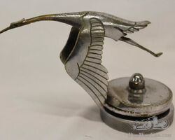 Hispano-Suiza Stork Radiator Mascot Hood Ornament by Bazin | Check the Oil Auction | Ending January 16, 2022
