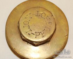 Peugeot Lion Threaded Hubcap | Check the Oil Auction | Ending January 16, 2022