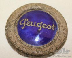 Peugeot Radiator Emblem Badge | Check the Oil Auction | Ending January 16, 2022