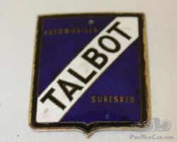 Talbot Radiator Emblem Badge | Check the Oil Auction | Ending January 16, 2022