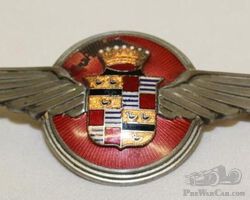Cadillac V16 Radiator Emblem Badge | Check the Oil Auction | Ending January 16, 2022