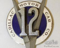 Cadillac V12 Radiator Emblem Badge | Check the Oil Auction | Ending January 16, 2022