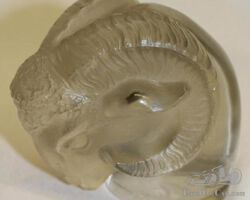 Lalique Tete de Belier Ram's Head Radiator Mascot Hood Ornament | Check the Oil Auction | Ending January 16, 2022