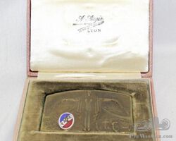 1927 Automobile Club of Cannes Rally Badge Race Medallion | Check the Oil Auction | Ending January 16, 2022