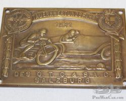 1931 German Automobile and Motorcycle Racing Medallion Rally Badge | Check the Oil Auction | Ending January 16, 2022