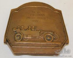 Brass Packard Radiator Shaped Paperweight | Check the Oil Auction | Ending January 16, 2022