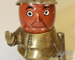 1911 Policeman by Hassall Radiator Mascot Hood Ornament | Check the Oil Auction | Ending January 16, 2022