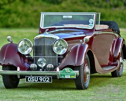 1938 Derby Bentley 4.25 MR Overdrive series Hooper DHC