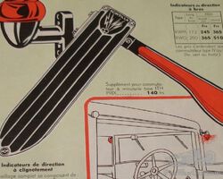 WANTED set of Scintilla winkers 210mm