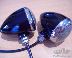 HELLA K1609 fender lights, marker lights, nice original glass, Mercedes, Adler, Wanderer, BMW.