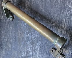Brass foot rest