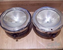 1925 to 1930 BUICK , TiltRay. Big drum headlights. 28cm. Nice Patina.