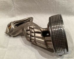 Bugatti radiator cap and pelican mascot