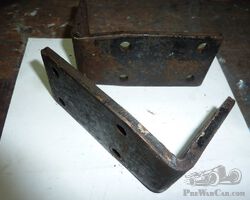 J type rear shocker mounting brakets