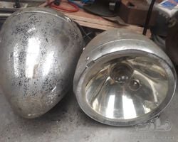 paire de phare verre plat