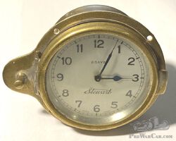 Stewart hinged car clock